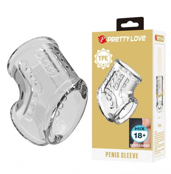 PRETTY LOVE - Orhan Men's Penis Sleeve (Transparent) PRETTY LOVE - Orhan Men's Penis Sleeve (Transparent)